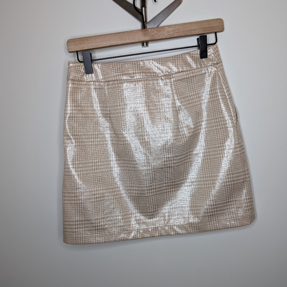 Fung Lan & Co Coated Mini Skirt Academia | Size 0 - Picture 5 of 5